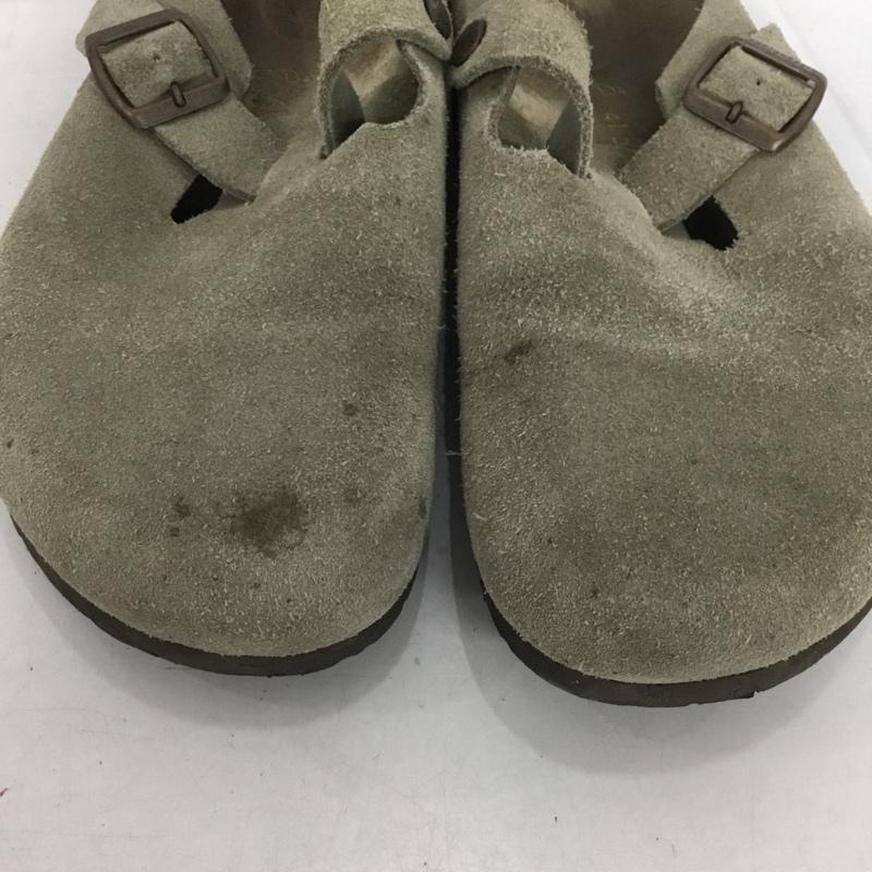ビルケンシュトック BIRKENSTOCK サンダル サンダル BOSTON スエード 41 サボ 無地 ベージュ / ベージュ / メンズ USED 古着 中古 10137851