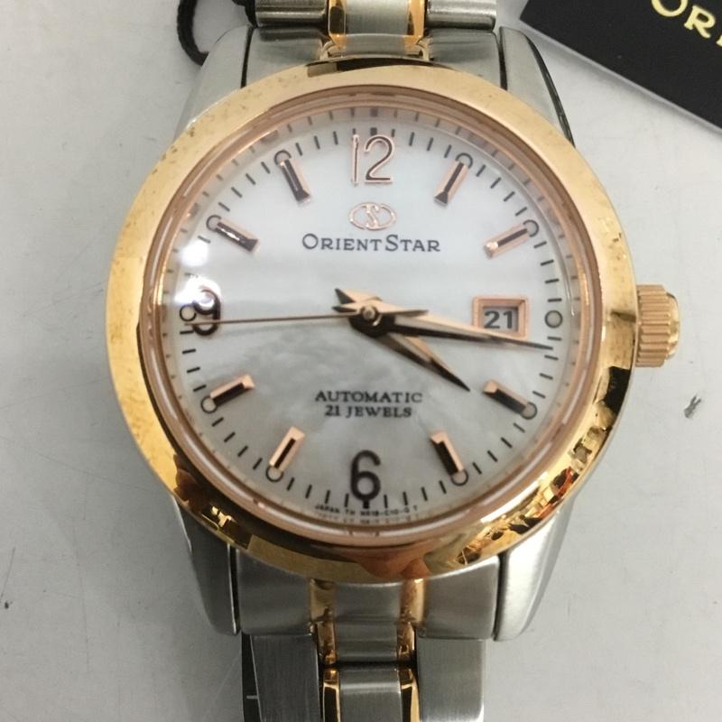 オリエントスター ORIENTSTAR 腕時計 アナログ(自動巻き) WZ0401NR NR1B-PO-B ロゴ、文字 銀 / シルバー / レディース USED 古着 中古 10127250