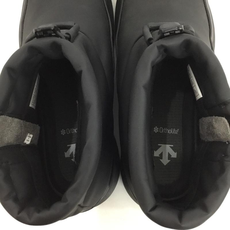デサント DESCENTE アウトドアシューズ アウトドアシューズ DM1WJD07BK ウィンターブーツ 防水 防寒 27cm 27.0cm ロゴ、文字 黒 / ブラック / メンズ USED 古着 中古 10124858