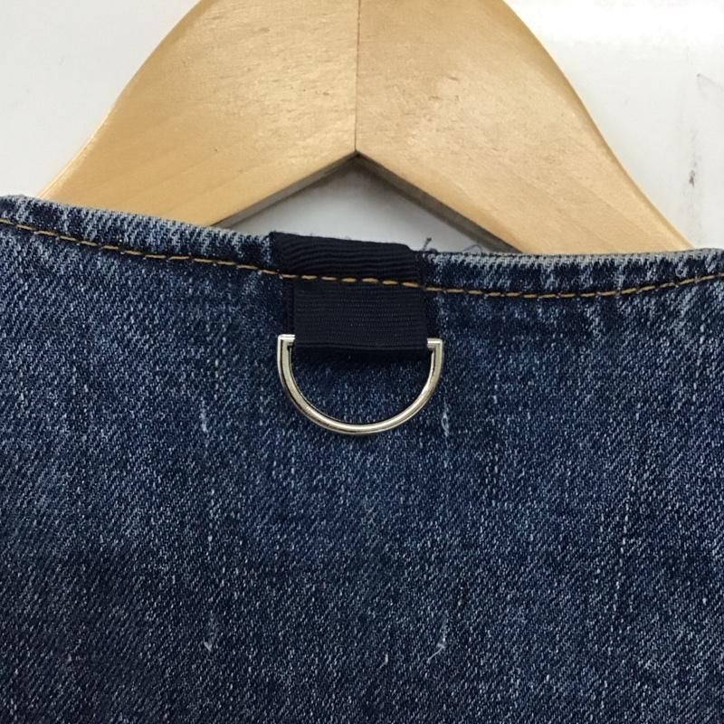 ザラ ZARA ベスト ベスト 2553/240/400 デニムベスト L 無地 インディゴ / インディゴ / レディース USED 古着 中古 10133630