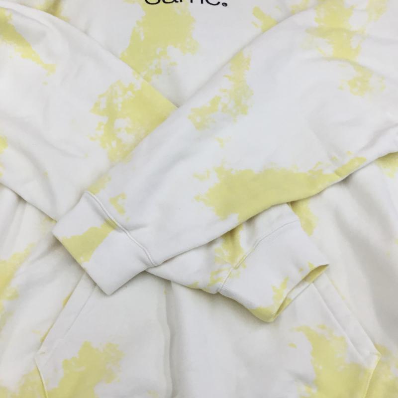 オーエーエムシー OAMC パーカー 長袖 OAMC SPEED CLOUD HOODIE 23E28OAJ36COT00870 L 総柄 X ロゴ、文字 X 刺繍 黄 / イエロー /  メンズ USED 古着 中古 10128705