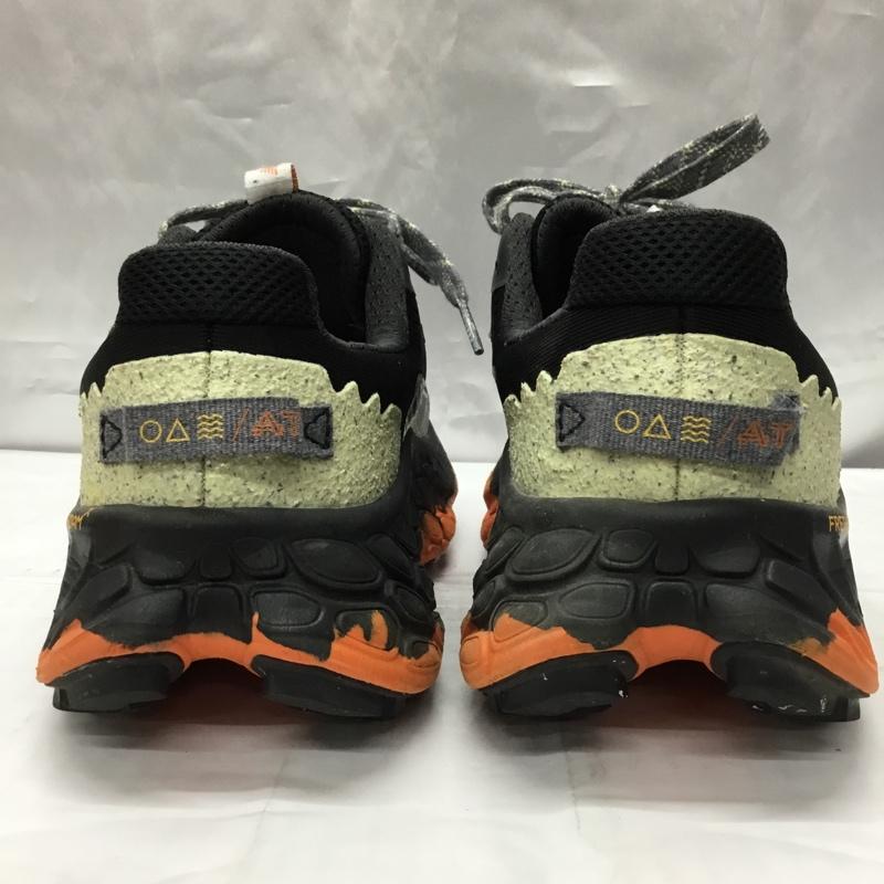 ニューバランス New Balance スニーカー スニーカー 1143677 ランニングシューズ 27cm 箱有 27.0cm ロゴ、文字 黒 / ブラック / X 橙 / オレンジ / メンズ USED 古着 中古 10106278
