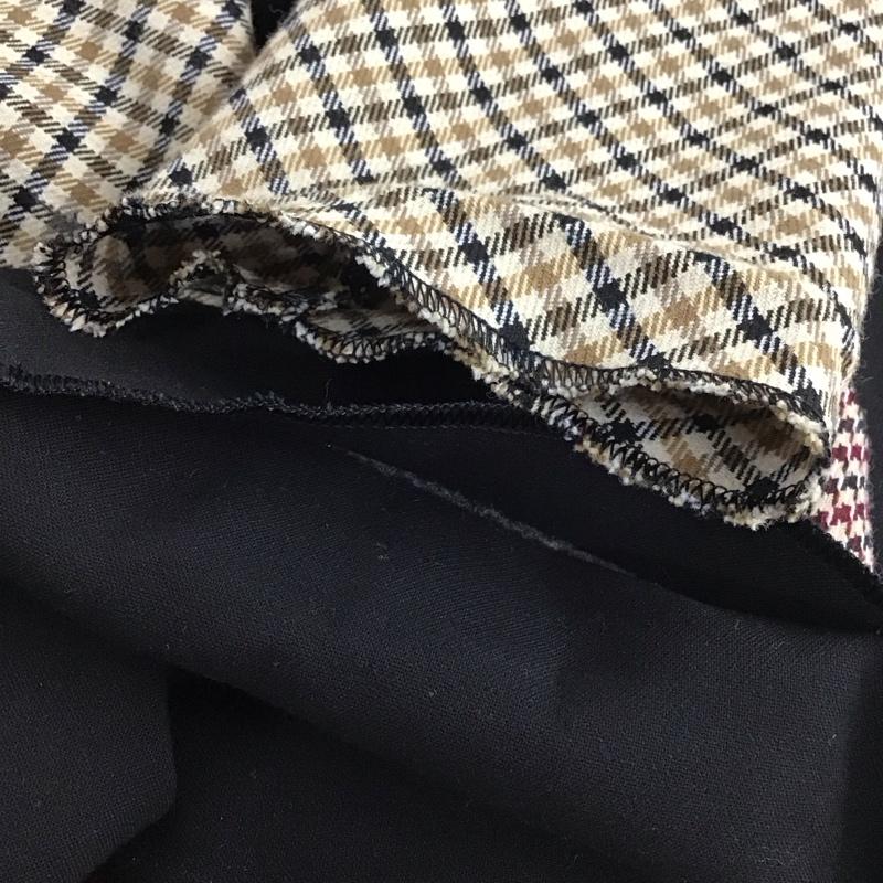 ザラウーマン ZARA WOMAN ワンピース ロングスカート 長袖ワンピース ノーカラーワンピース フレアロングワンピース M チェック マルチカラー / マルチカラー / レディース USED 古着 中古 10111162