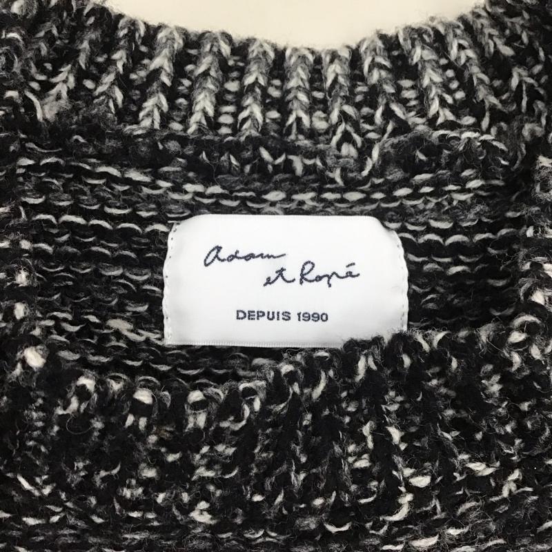 アダムエロペ ADAM ET ROPE  ニット、セーター 長袖 長袖ニットカットソー ニット セーター クルーネックニット L 無地 灰 / グレー /  メンズ USED 古着 中古 10113238
