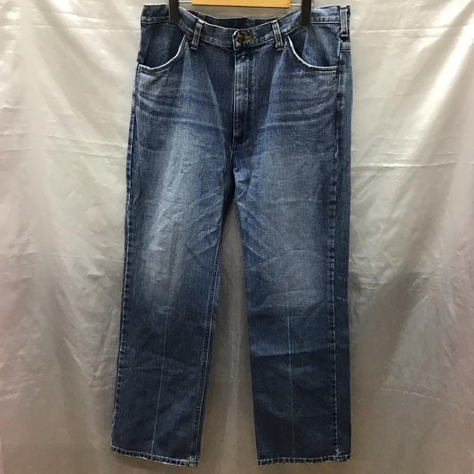 ラングラー Wrangler パンツ デニム、ジーンズ デニムパンツ ストレートパンツ ワイドパンツ カジュアルパンツ XL 無地 インディゴ / インディゴ /  メンズ USED 古着 中古 10122706