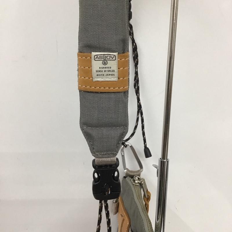 古着 USED ショルダーバッグ ショルダーバッグ サコッシュ AS2OV ロゴ、文字 灰 / グレー / メンズ USED 古着 中古 10132506