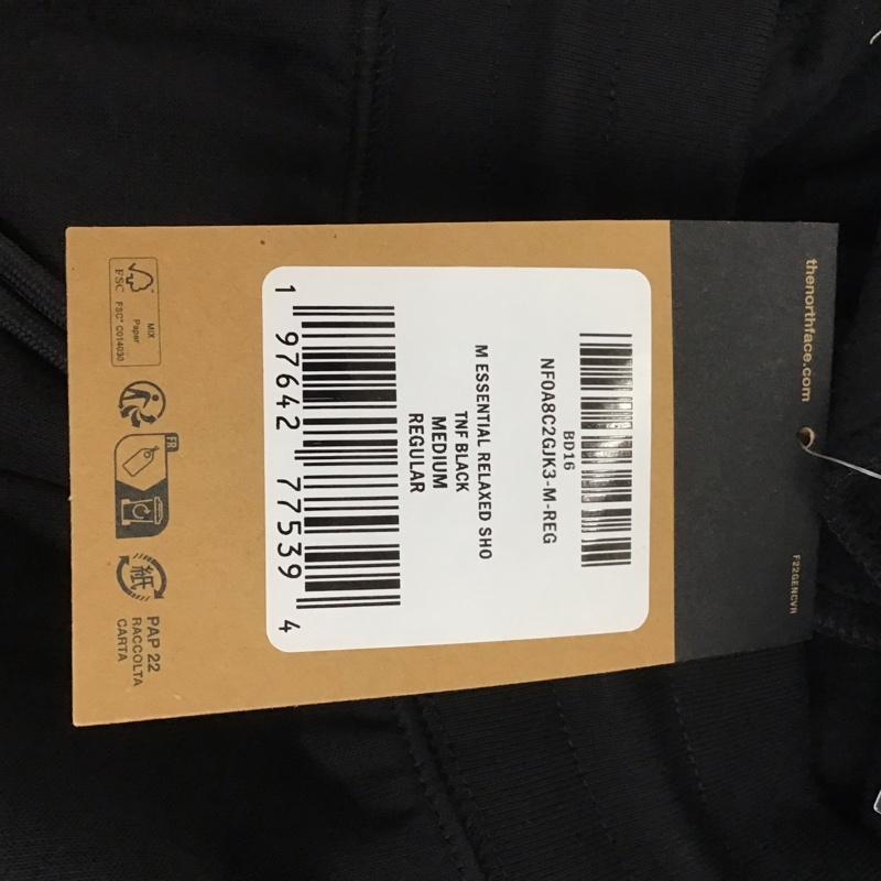ザノースフェイス THE NORTH FACE パンツ ショートパンツ NF0A8C2GJK3 Shorts M ロゴ、文字 X 刺繍 黒 / ブラック / メンズ USED 古着 中古 10132454
