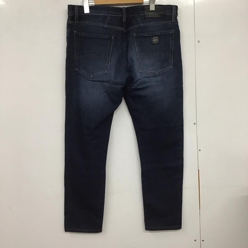 アルマーニエクスチェンジ ARMANI EXCHANGE パンツ デニム、ジーンズ デニムパンツ スリムパンツ カジュアルパンツ ストレッチパンツ 34インチ 無地 インディゴ / インディゴ / メンズ USED 古着 中古 10132913