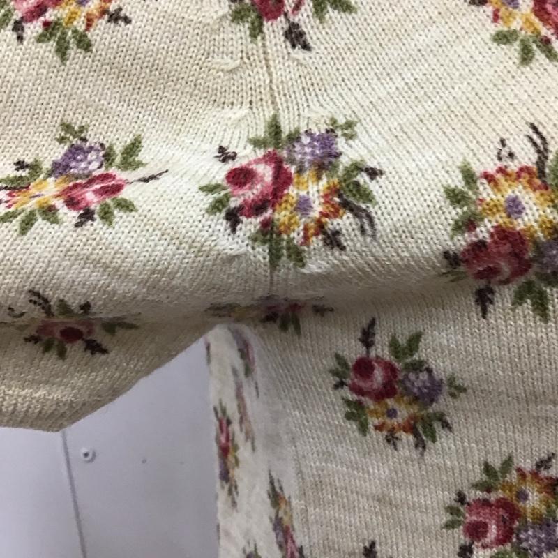 ローラ アシュレイ LAURA ASHLEY カットソー 半袖 半袖カットソー ニットTシャツ クルーネックカットソー 総柄 S 総柄 マルチカラー / マルチカラー / レディース USED 古着 中古 10122410