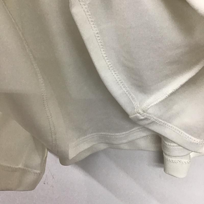 ザラ ZARA ワンピース ミニスカート 半袖 M 無地 白 / ホワイト / レディース USED 古着 中古 10136056