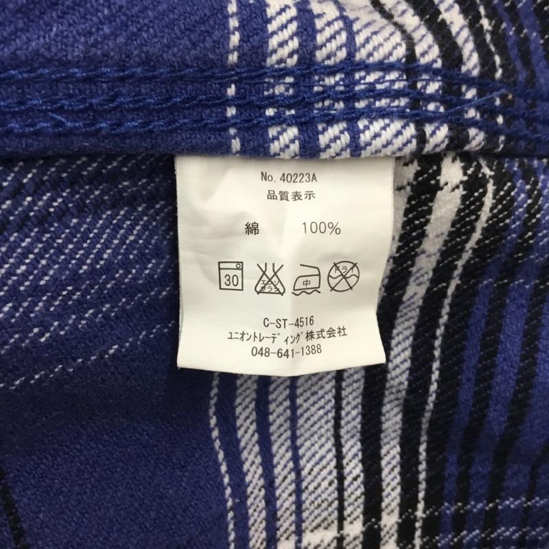 ヒューストン HOUSTON シャツ、ブラウス 長袖 L チェック マルチカラー / マルチカラー / メンズ USED 古着 中古 10108912