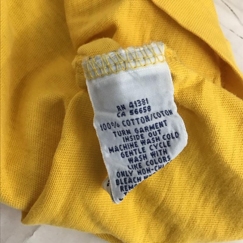 ポロラルフローレン POLO RALPH LAUREN Tシャツ 半袖 半袖 M ロゴ、文字 黄 / イエロー / メンズ USED 古着 中古 10112817