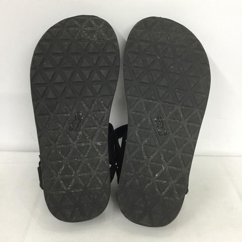テバ Teva サンダル サンダル 1117150 MID UNIVERSAL 厚底サンダル 25cm 25.0cm ロゴ、文字 黒 / ブラック / メンズ USED 古着 中古 10136305