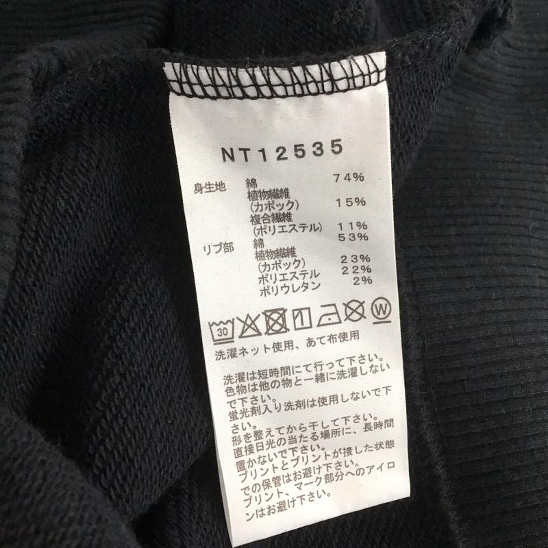 ザノースフェイス THE NORTH FACE パーカー 長袖 nt12535 長袖パーカー スウェット プルオーバー L ロゴ、文字 黒 / ブラック / メンズ USED 古着 中古 10138454
