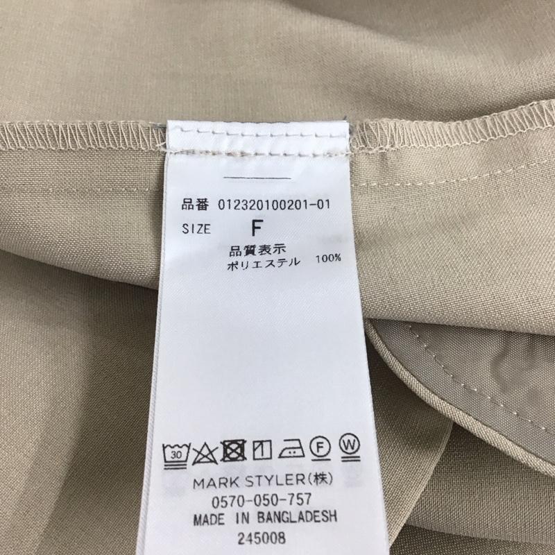 ムルーア MURUA ベスト ベスト 012320100201 パネルラインジレ FREE 無地 ベージュ / ベージュ / レディース USED 古着 中古 10111426