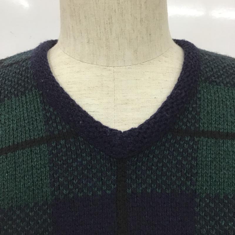 ポロバイラルフローレン Polo by RALPH LAUREN ニット、セーター 長袖 L チェック マルチカラー / マルチカラー / メンズ USED 古着 中古 10105746