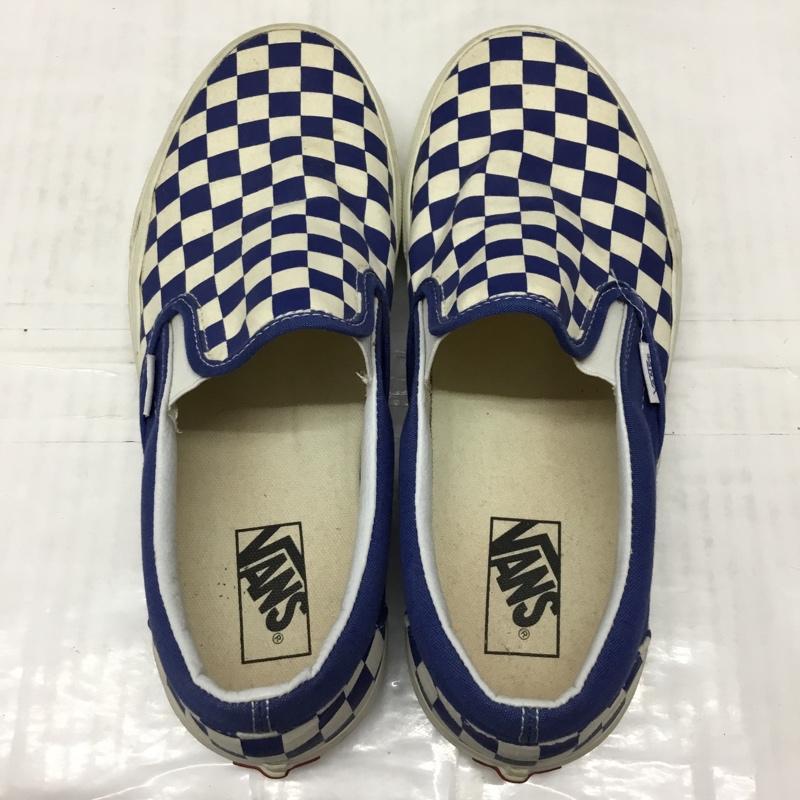 バンズ VANS スニーカー スニーカー 500714 OLD SKOOL 27.5cm スリッポン 27.5cm チェック 青 / ブルー / X アイボリー / アイボリー / メンズ USED 古着 中古 10113948