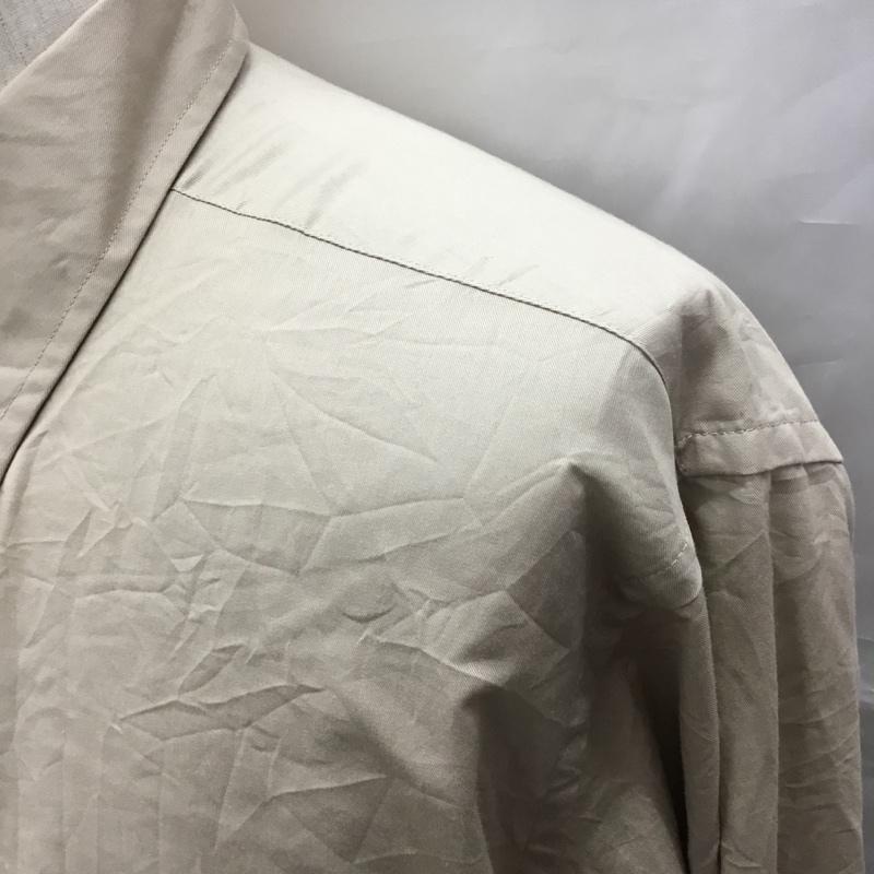 チャップス CHAPS シャツ、ブラウス 長袖 ボタンダウン L 無地 ベージュ / ベージュ / メンズ USED 古着 中古 10116093