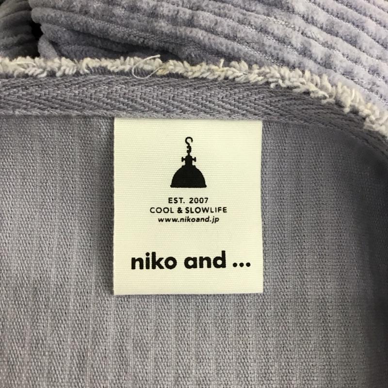 ニコアンド niko and... ジャケット、上着 ジャンパー、ブルゾン コーデュロイジャケット 無地 紫 / パープル / レディース USED 古着 中古 10114349