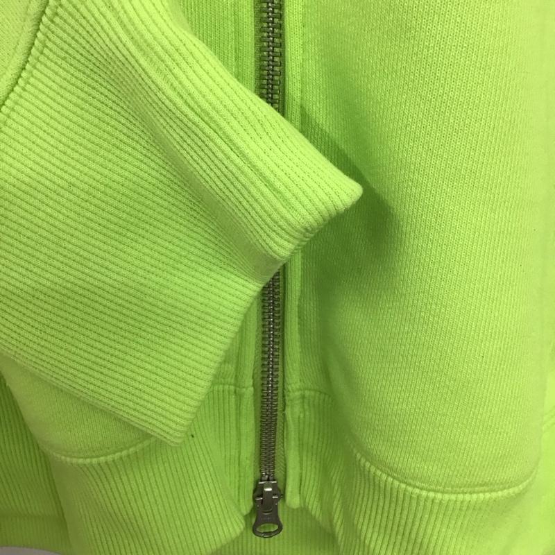 ザノースフェイス THE NORTH FACE パーカー 長袖 nt12231 SQUARELOGOFULLZIP スクエアロゴフルジップ ジップアップパーカ M ロゴ、文字 緑 / グリーン / メンズ USED 古着 中古 10133260