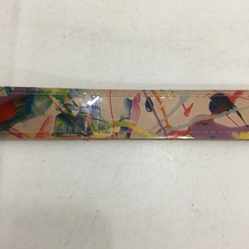 マクロマウロ macromauro ベルト・バックル ベルト ペイント マルチカラー / マルチカラー / レディース USED 古着 中古 10136338