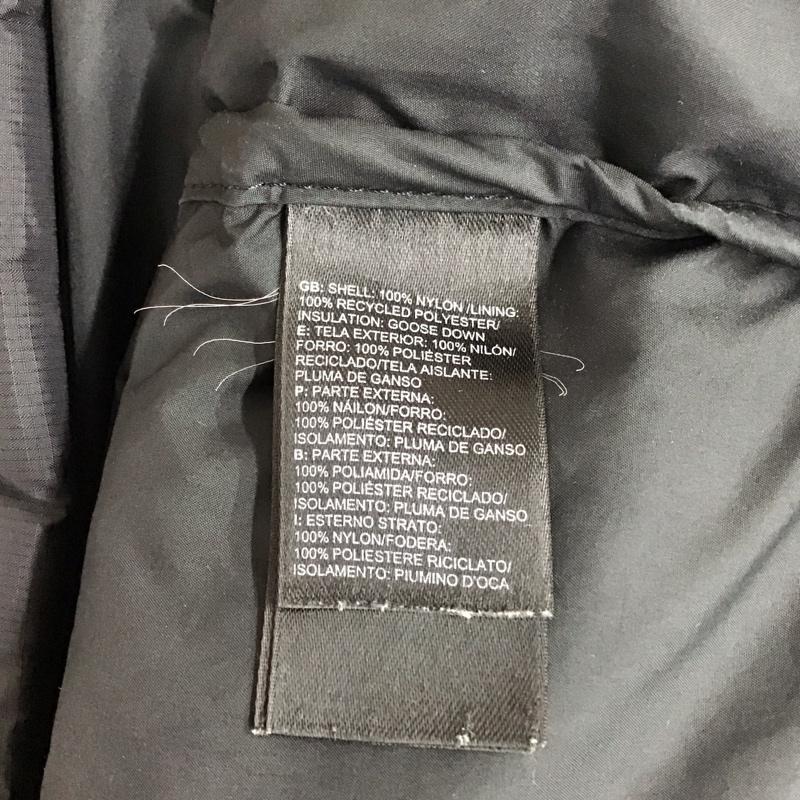 ザノースフェイス THE NORTH FACE ジャケット、上着 ジャンパー、ブルゾン ジップアップジャケット ジャンパー ダウンジャケット カジュアルジャケット アウター L ロゴ、文字 黒 / ブラック / メンズ USED 古着 中古 10120625