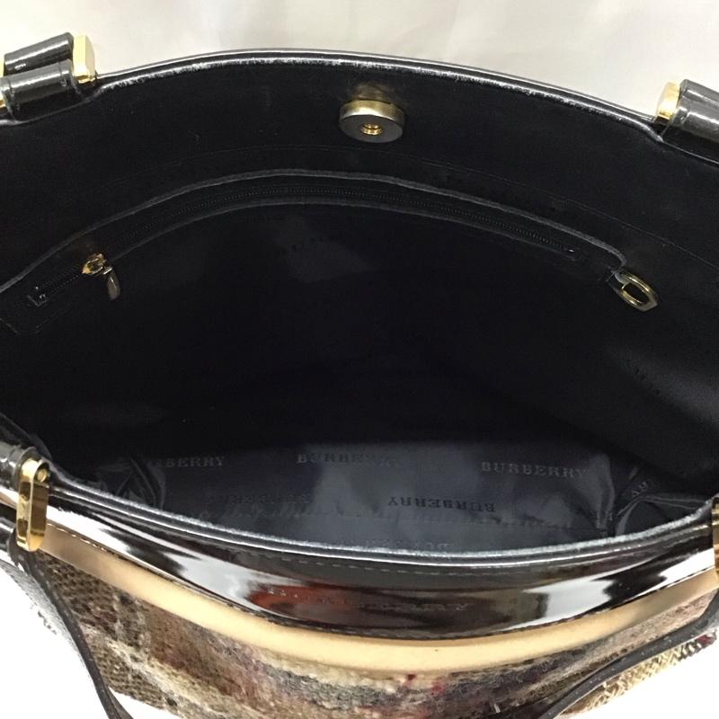 バーバリー BURBERRY トートバッグ トートバッグ ポーチ付 チェック マルチカラー / マルチカラー / レディース USED 古着 中古 10120579