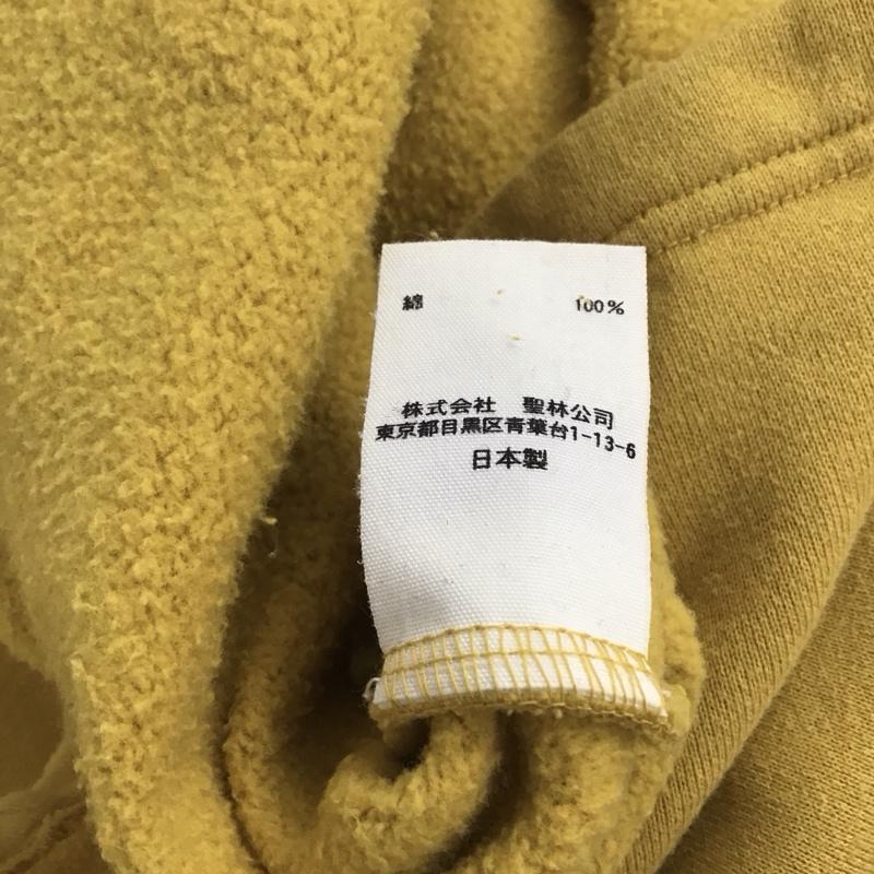 ブルーブルー BLUE BLUE ワンピース ロングスカート スウェットワンピース パーカーワンピース 裏起毛 ロゴ、文字 マスタード / マスタード / レディース USED 古着 中古 10143081