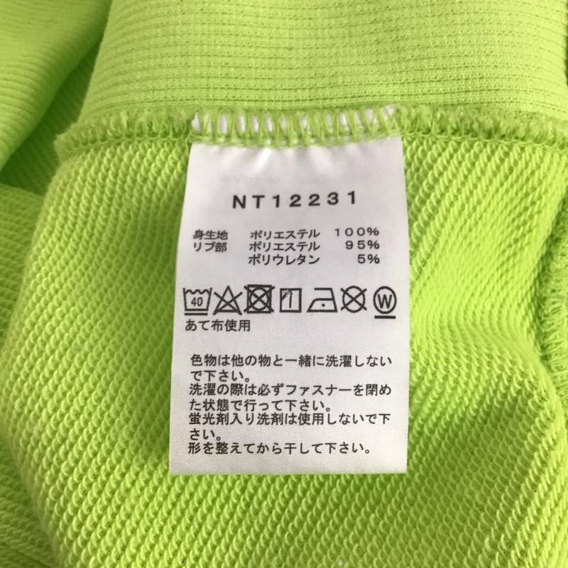 ザノースフェイス THE NORTH FACE パーカー 長袖 nt12231 SQUARELOGOFULLZIP スクエアロゴフルジップ ジップアップパーカ M ロゴ、文字 緑 / グリーン / メンズ USED 古着 中古 10133260