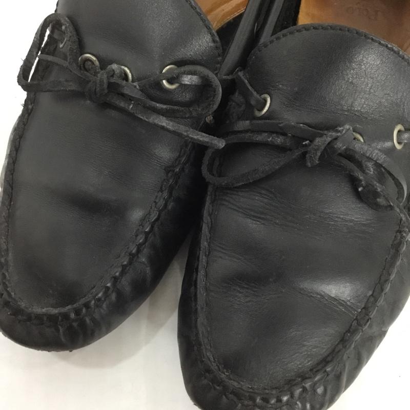 ポロラルフローレン POLO RALPH LAUREN ローファー ローファー 506787 ドライビングシューズ 無地 黒 / ブラック / メンズ USED 古着 中古 10123811