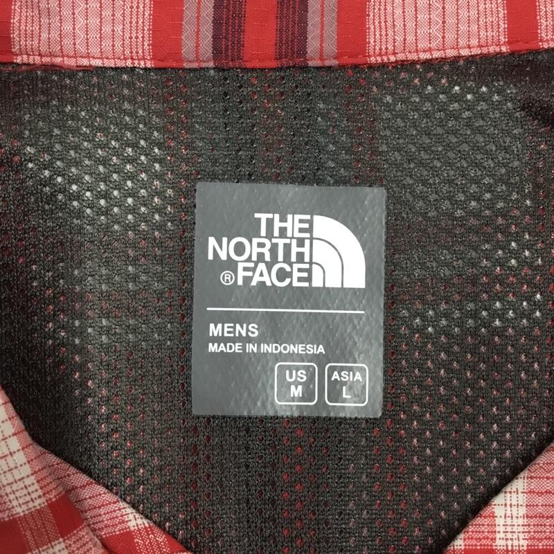 ザノースフェイス THE NORTH FACE シャツ、ブラウス 半袖 半袖シャツ カラーシャツ 半袖カットソー チェックシャツ L チェック マルチカラー / マルチカラー /  メンズ USED 古着 中古 10108698