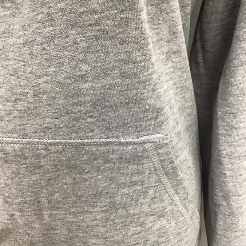 ザノースフェイス THE NORTH FACE パーカー 長袖 NTW51500 スウェット プルオーバー 裏起毛 XS ロゴ、文字 灰 / グレー / レディース USED 古着 中古 10122564