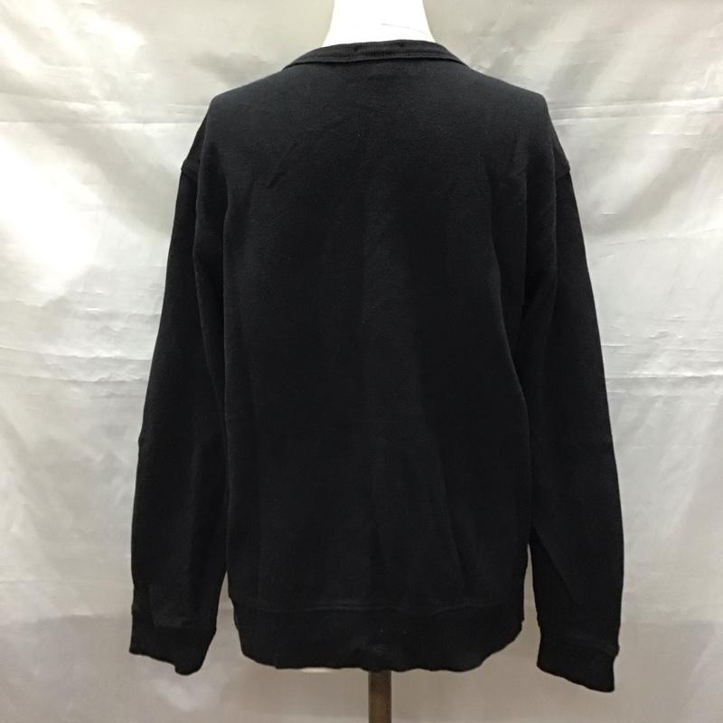ラコステ LACOSTE トレーナー 長袖 36 無地 黒 / ブラック / レディース USED 古着 中古 10123408