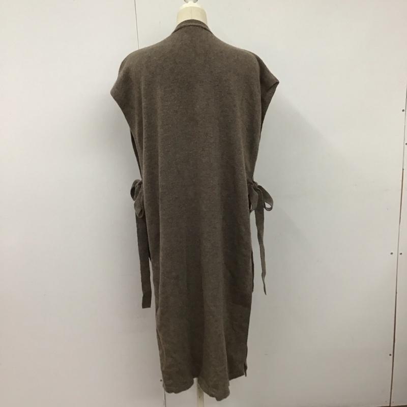 ローリーズファーム LOWRYS FARM ベスト ベスト FREE 無地 茶 / ブラウン / レディース USED 古着 中古 10128419