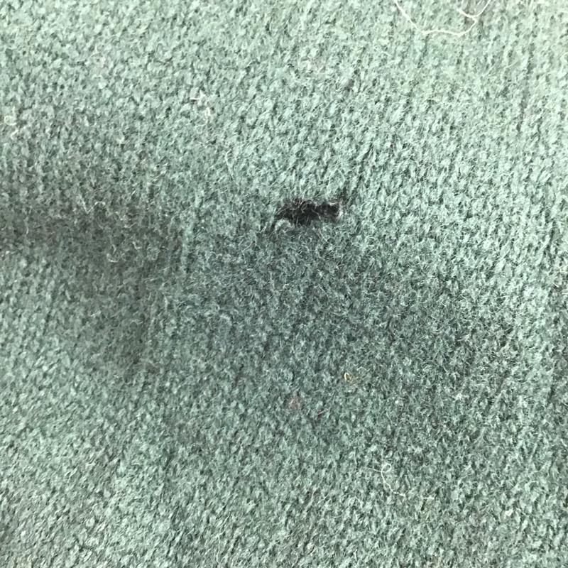 ポロバイラルフローレン Polo by RALPH LAUREN ニット、セーター 長袖 長袖ニットカットソー カラーネック セーター XL ロゴ、文字 緑 / グリーン / メンズ USED 古着 中古 10126436