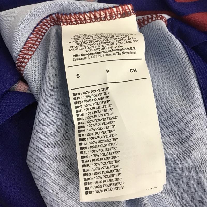 ナイキ NIKE Tシャツ 半袖 847255-456 バルセロナ 半袖ユニフォーム 楽天スポンサー付き S プリント X ロゴ、文字 マルチカラー / マルチカラー / メンズ USED 古着 中古 10110437