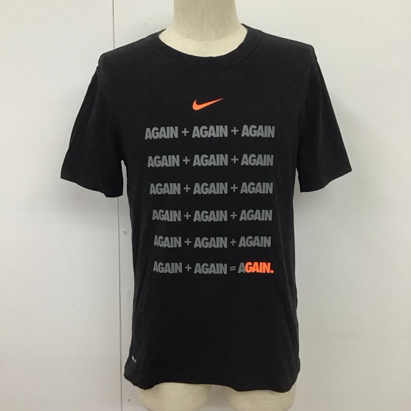 ナイキ NIKE Tシャツ 半袖 CT6467-010 DFCAGAINVERBTシャツ 半袖カットソー プリントTシャツ M プリント X ロゴ、文字 黒 / ブラック /  メンズ USED 古着 中古 10110383