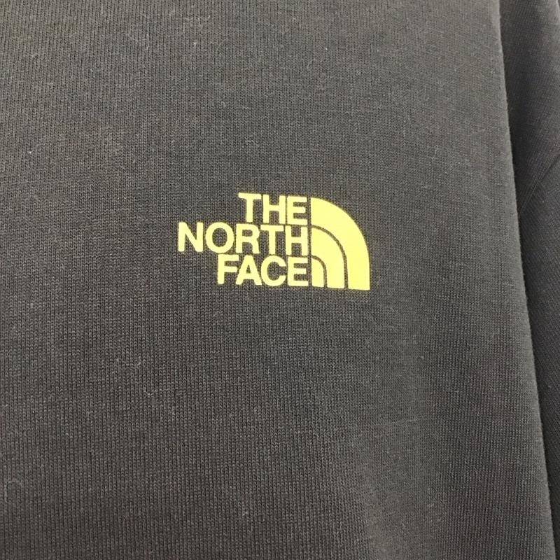 ザノースフェイス THE NORTH FACE Tシャツ 半袖 nt32350 ショートスリーブバックスクエアーロゴティー 半袖カットソー プリントTシャツ XL ロゴ、文字 黒 / ブラック /  メンズ USED 古着 中古 10109773