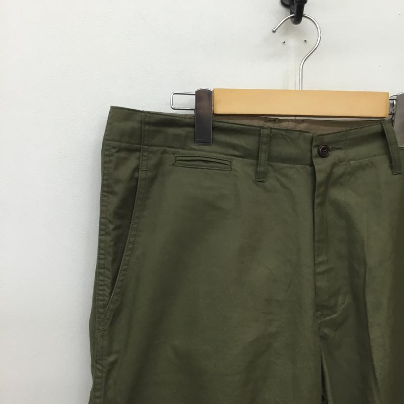コムデギャルソン COMME des GARCONS パンツ ワークパンツ、ペインターパンツ COMME des GARCONS 14SS コットンストレートパンツ HM-P055 L 無地 カーキ / カーキ /  メンズ USED 古着 中古 10128710