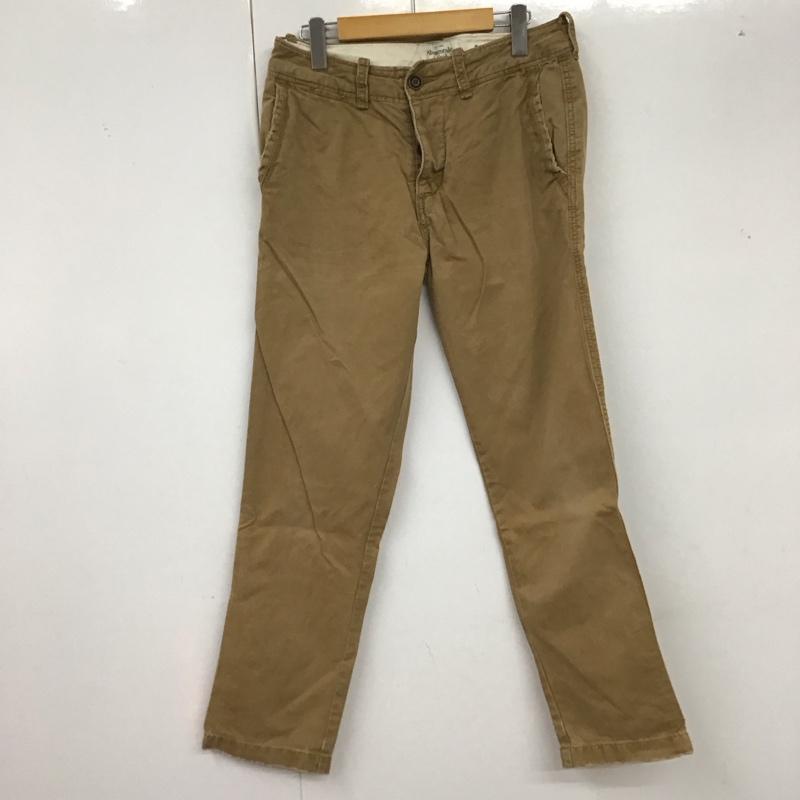 アバクロンビーアンドフィッチ ABERCROMBIE&FITCH パンツ チノパン チノパン スリムパンツ カジュアルパンツ 30インチ 無地 ベージュ / ベージュ /  メンズ USED 古着 中古 10125333