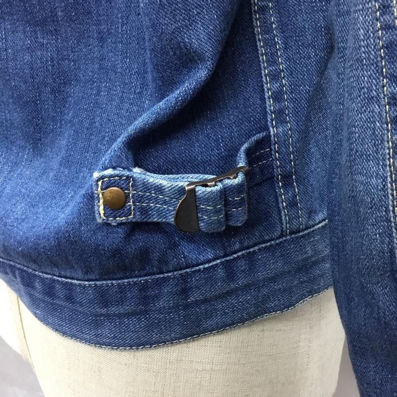 ラングラー Wrangler ジャケット、上着 ジャケット、ブレザー WS9107 Ron Herman デニムジャケット Gジャン XS 無地 青 / ブルー / レディース USED 古着 中古 10107477