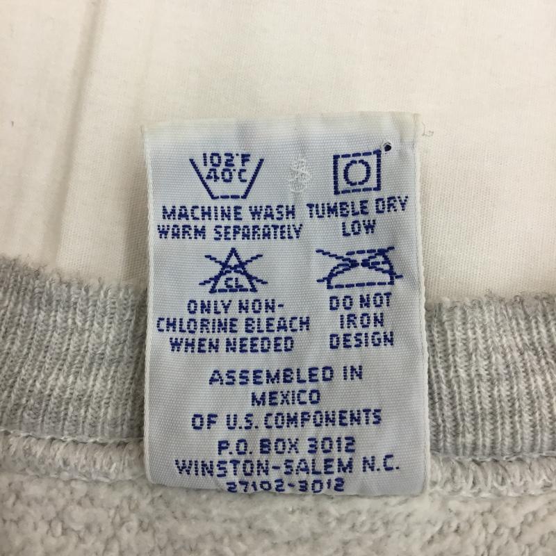 チャンピオン Champion トレーナー 長袖 REVERSE WEAVE 90s M ロゴ、文字 灰 / グレー / メンズ USED 古着 中古 10133600