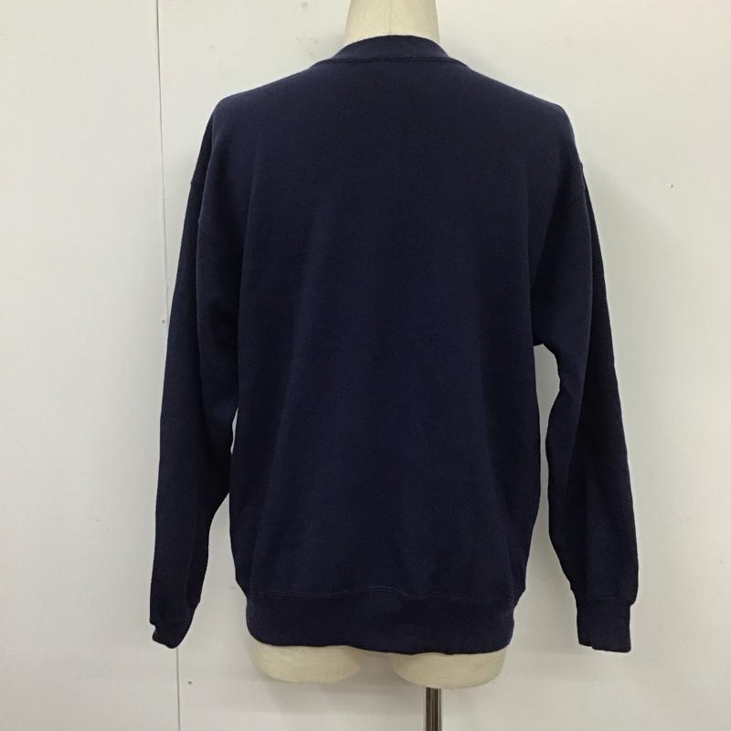 ヘインズ HANES トレーナー 長袖 長袖トレーナー スウェット クルーネック 古着 L 無地 紺 / ネイビー / メンズ USED 古着 中古 10109861