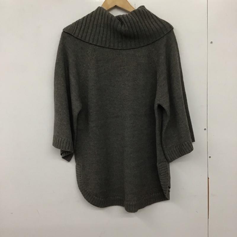 アンタイトル UNTITLED ニット、セーター 長袖 4 無地 灰 / グレー / レディース USED 古着 中古 10134645