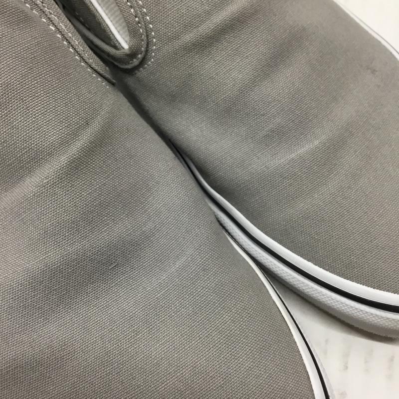 バンズ VANS スリッポン スリッポン 508731 27.5cm 27.5cm ロゴ、文字 灰 / グレー / X 白 / ホワイト / メンズ USED 古着 中古 10106530