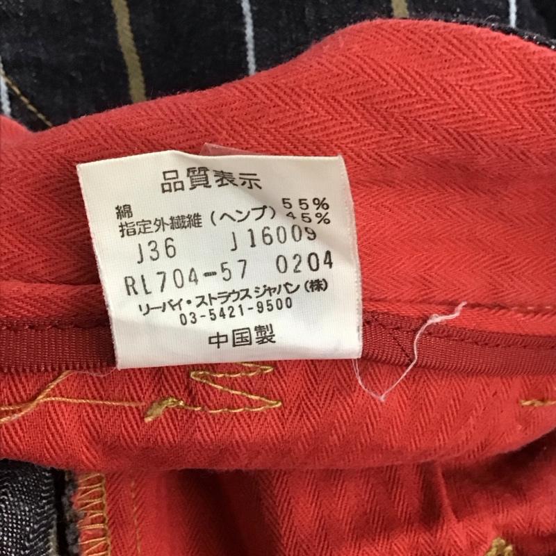リーバイストラウスアンドコー Levi Strauss & co. パンツ デニム、ジーンズ デニムパンツ ワイドパンツ カジュアルパンツ 32インチ ストライプ マルチカラー / マルチカラー / メンズ USED 古着 中古 10141925