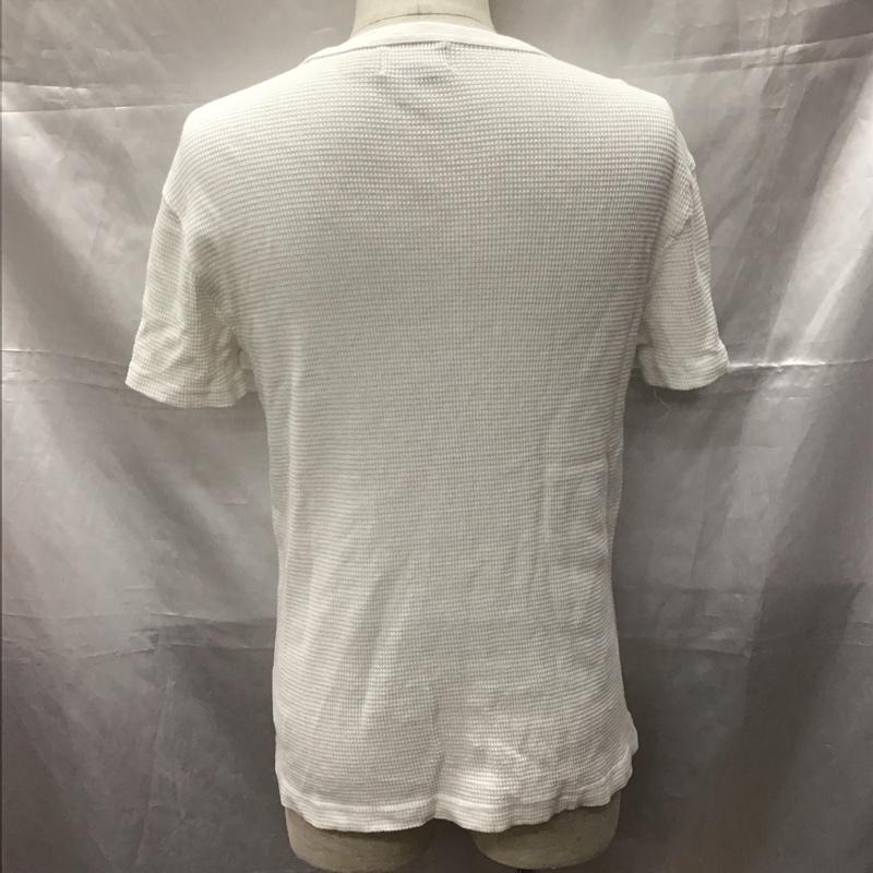 ポロラルフローレン POLO RALPH LAUREN カットソー 半袖 半袖カットソー ワッフル地 クルーネックカットソー 無地 XS 無地 白 / ホワイト /  メンズ USED 古着 中古 10111019