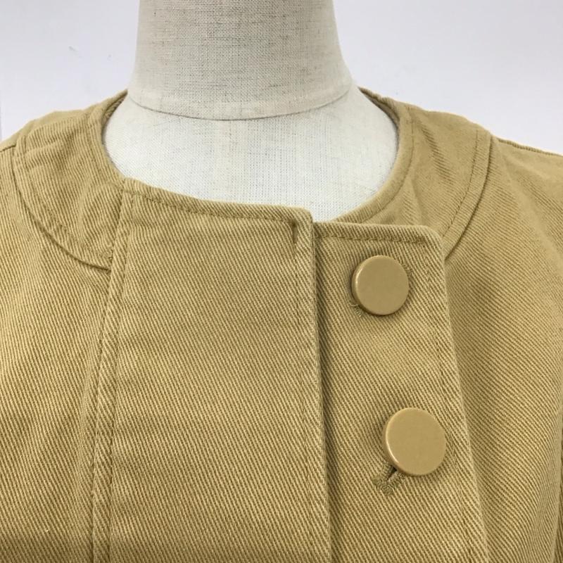 スライ SLY セットアップ セットアップ 030BS430-0920 STITCH WORK ROUNDISH JK ミディスカート ペンシルシルエット 1 無地 ベージュ / ベージュ / レディース USED 古着 中古 10112955
