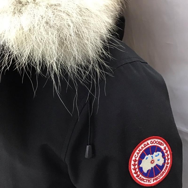 カナダグース CANADA GOOSE コート ダウンコート 68F8490 ダウンジャケット S ロゴ、文字 黒 / ブラック / メンズ USED 古着 中古 10112404