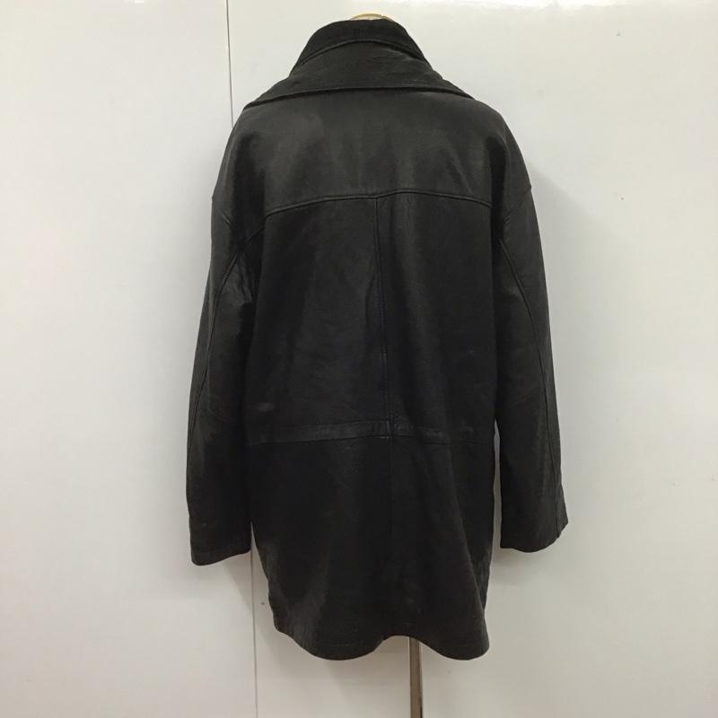 古着 USED コート コート一般 L 無地 黒 / ブラック / メンズ USED 古着 中古 10106223